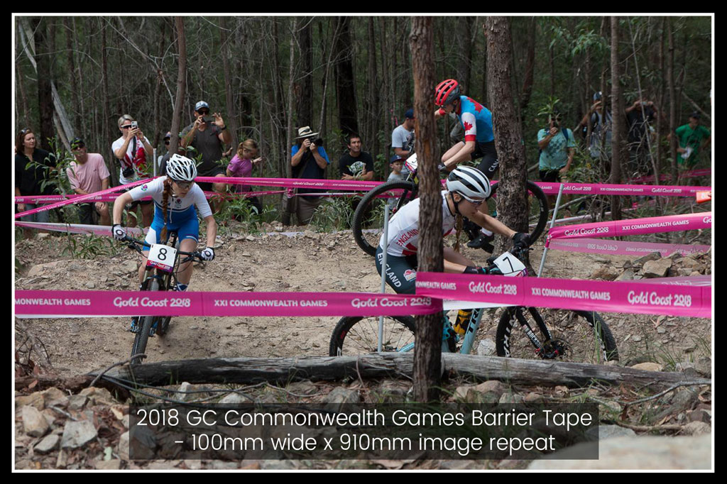 Barrier Tape - 2018 Commonwealth Games MTB